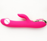 Electromagnetic Pulse thrusting dildo vibrator with heating function,10 frequency penis wand Massager