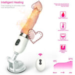 Fire Whirlwind Gun Machine Simulation Phallus Heating Telescopic Gun Machine Female Masturbation Vibration Av Stick Wireless Remote Control Gun Machine - Image 5