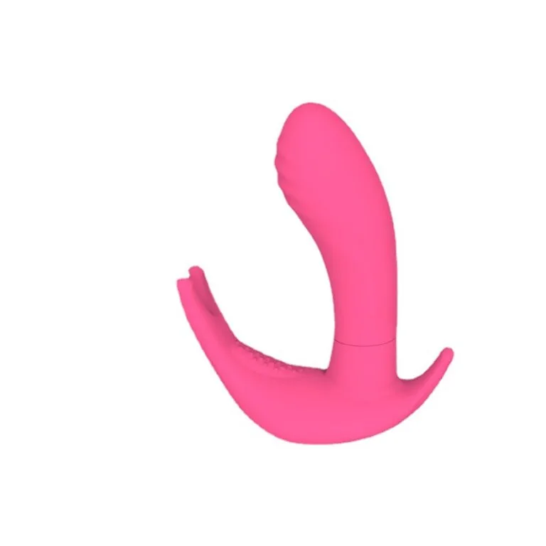 Ergonomic G-spot vibrator with dual motors