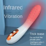 Female Private Care Vibrator with Infrared Therapy, Heated Climax Stick, Red Light Wellness Device - Image 2