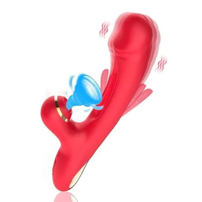 563852662 | Daphne 4th Gen G Spot Hollow Flapping & Sucking Vibrator – Thrusting Simulation Toy for Women