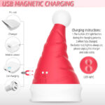 Christmas Hat Vibrator Female G-Spot Orgasm Masturbator Breast Stimulation Adult Erotic Sex Toys - Image 3