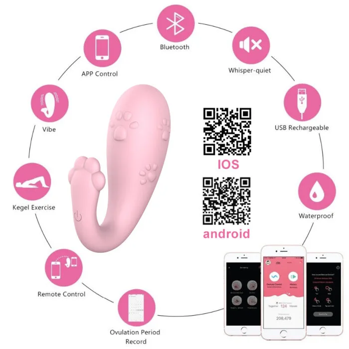 8 Speeds Monster Shape Vibrator APP Bluetooth Wireless Control G-spot Vibrating Egg Dildo Adult Games Sex Toys - Image 3