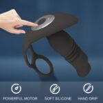 New APP Control With Ring Retractable Anal Plug Male Prostate Exercise Massage Strong Shock Super Simulation Dildo - Image 7