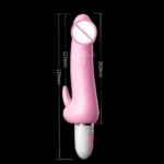 Motor Pulse Dildo Vibrator Intelligent Heating Rechargeable Erotic Vibrator