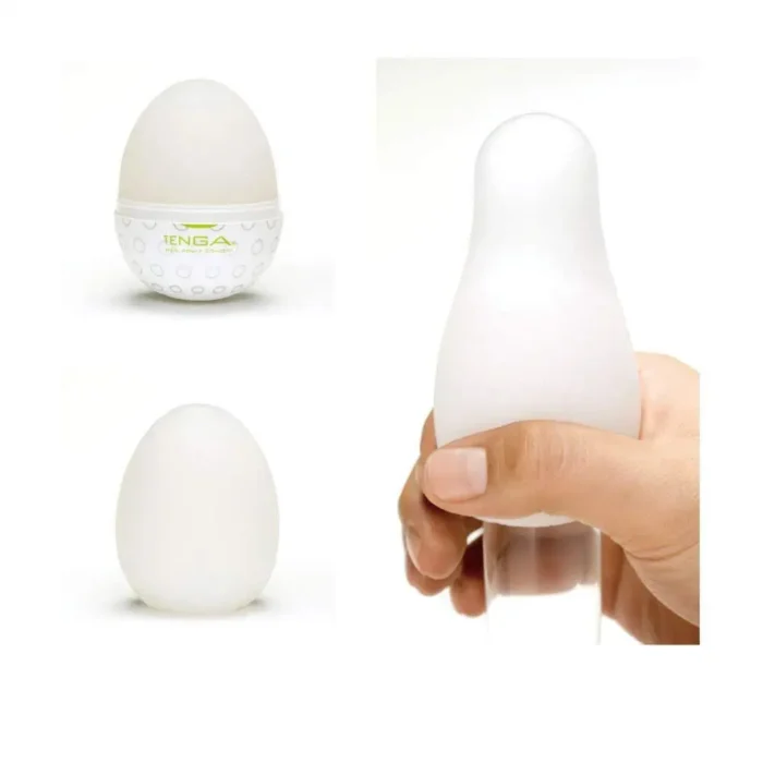 Portable male masturbator with realistic textured tunnel