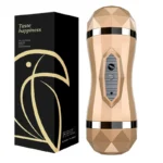 gelugee Male Masturbator Vibrator Real Vagina for Men Silicone Toy,Deep Throat Pussy Mouth Double Sex Toys for Adult Suck Man - Image 8