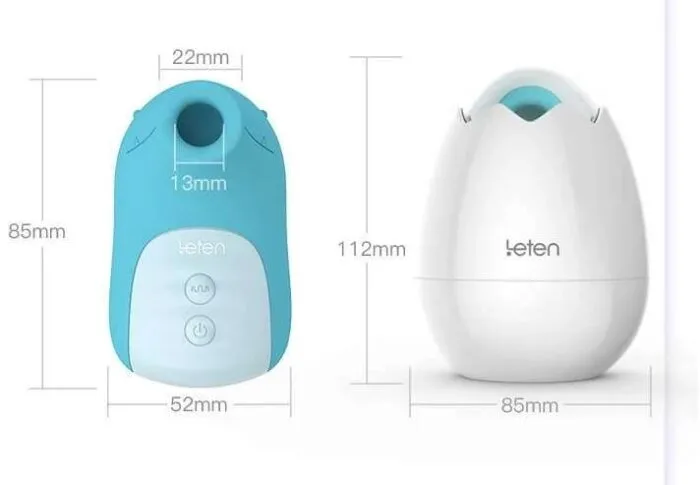 Little Raptors Heating Sucking Vibrator features 3 sonic suction modes