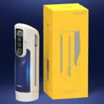 Automatic male stroker with vibration and heat